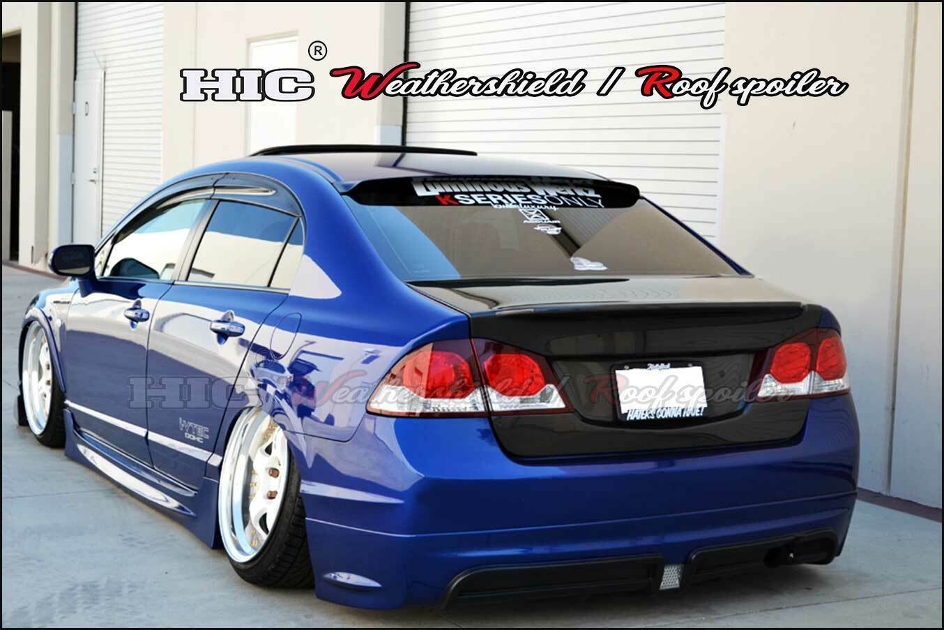 HIC REAR ROOF SPOILER HONDA CIVIC 0611 8th GEN SEDAN