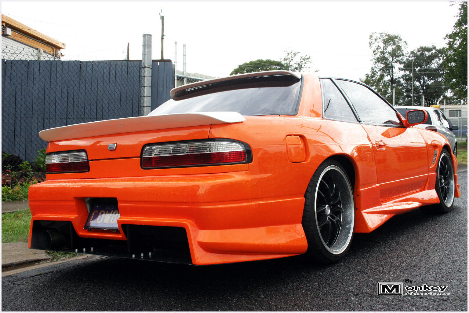 D-MAX REAR BOOT SPOILER DRIFT WING SUIT NISSAN S13 SILVIA SR20/CA18, BY