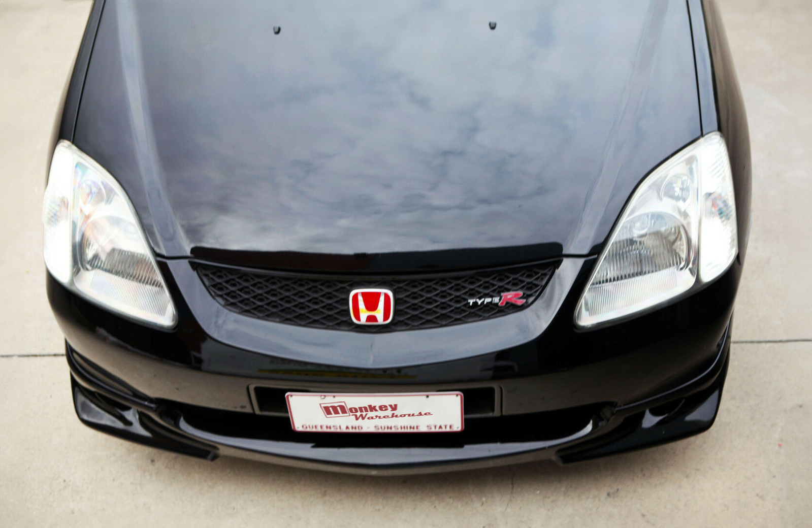 MUGEN FRONT BUMPER LIP SPOILER SUIT EP3 HONDA TYPER CIVIC, WITH AIR