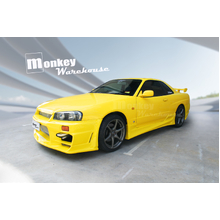 Nissan Skyline R34 Coupe: Bomex Style Full Body Kit