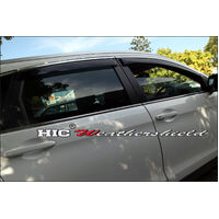 HIC Weather Shields - Honda CRV 2013-2017 Chrome