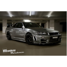 R34 NUR SPEC JDM FRONT BUMPER BODY KIT FOR GTR R34 SKYLINE / LOCAL QUALITY MADE