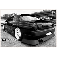 R32 D-MAX REAR ROOF DRIFT WING SPOILER FOR NISSAN SKYLINE R32 COUPE RB20/RB20DET