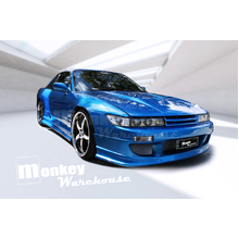 D-MAX +45MM WIDE REAR QUARTER FENDER GUARDS SET FOR NISSAN S13 SILVIA BODY KIT