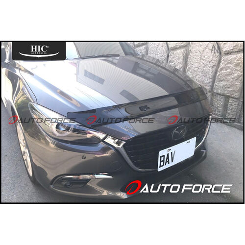 HIC BONNET PROTECTOR FOR MAZDA 3 BN 2016-2019 TINTED FRONT GUARD