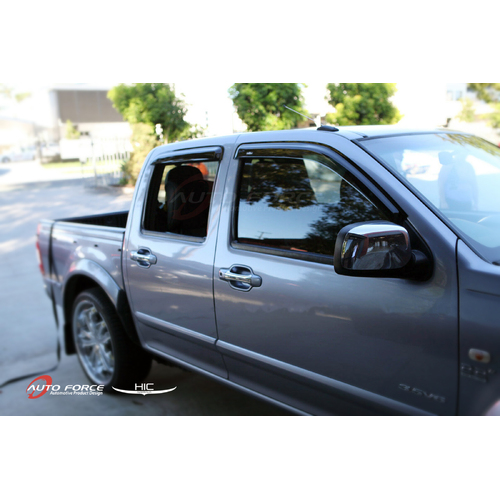 HIC WEATHER SHIELDS- ISUZU-MAX DUAL CAB UTE 2008-12 DMAX