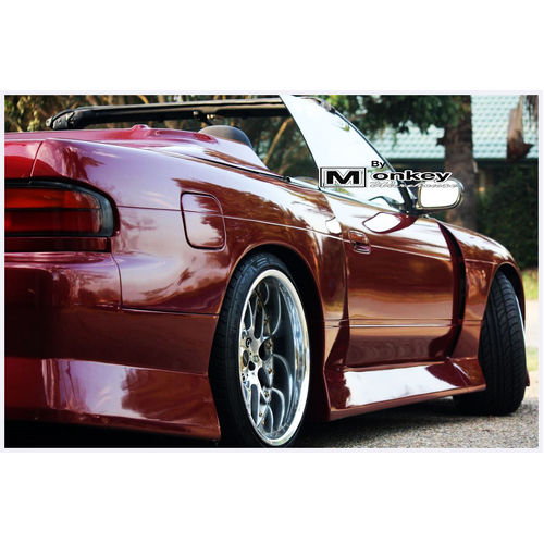 Nissan Silvia S13: BN Sports Style Side Skirts
