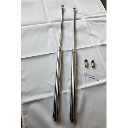 UNIQUE CHROME BONNET STRUTS FOR HOLDEN STATESMAN VQ/VQII/VR/VRII/VRIII/VS/CALAIS