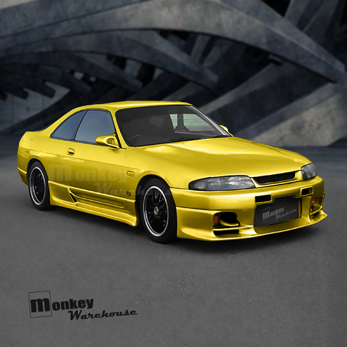 TOP SECRET SIDE SKIRTS FOR NISSAN R33 SKYLINE GTS/GTS-T 2 DOOR COUPE,RB25,TURBO