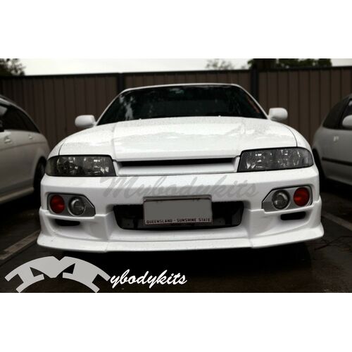 NISMO R33 FRONT BUMPER ADD ON LIP SUIT NISSAN R33 GTS/GTS-T SERIES 2 , BY MONKEY