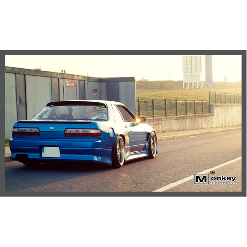 NEW M-SPORT NISSAN S13 SILVIA FRONT FENDER VENTED GUARD BODY KIT +25MM WIDE
