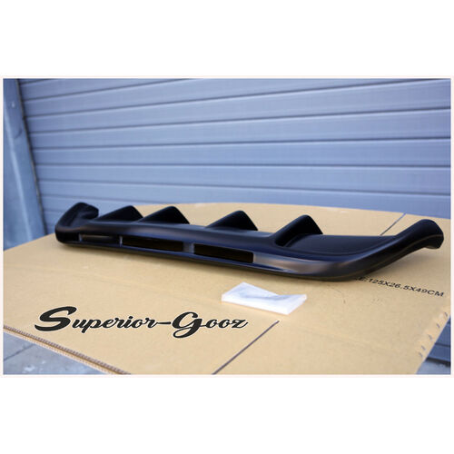 NEW FORD FG FALCON XR6/XR8/G6 PLASTIC REAR BUMPER DIFFUSER WITH SINGLE EXHAUST 