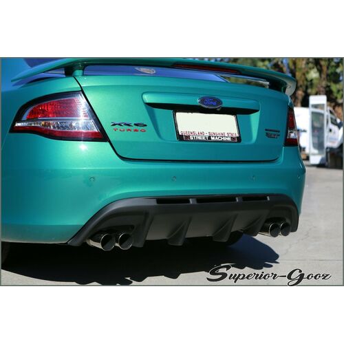 Ford FG Falcon XR6/XR8/G6 Plastic Rear Bumper Diffuser With Twin Exhaust outlet
