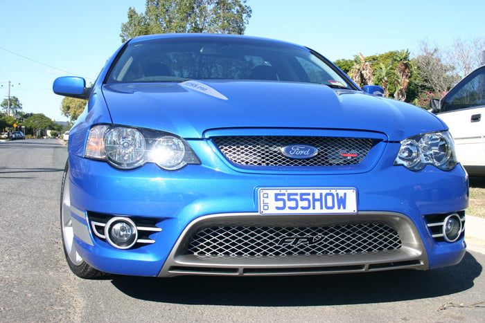 Customer-built Ford Falcon BF FPV Sedan featuring Monkey Warehouse aero components