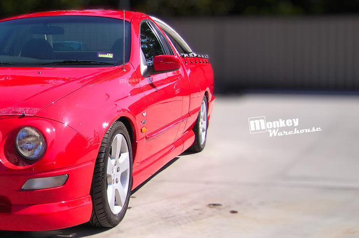 Ford Falcon AU Ute with customer-installed Monkey Warehouse Side Skirts