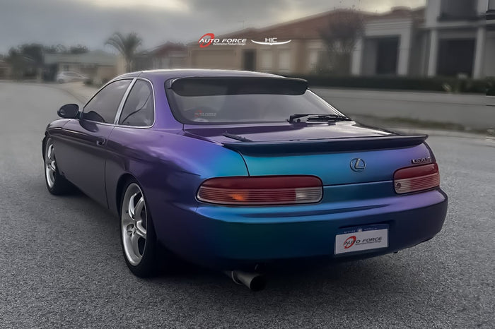 Lexus SC300 / Toyota Soarer Z30 with customer-installed HIC Rear Roof Spoiler