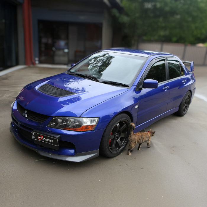Mitsubishi Lancer Evolution IX with customer-installed HIC Window Visors