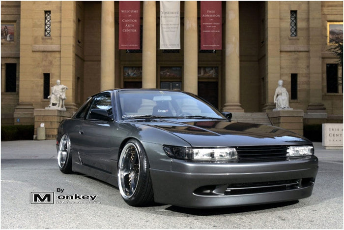 Nissan Silvia S13 with customer-installed Monkey Warehouse Instant Gentleman Style Full Body Aero Kit