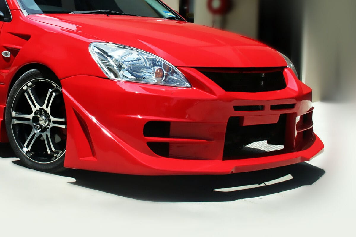 Installed View - Mitsubishi Lancer CH Sedan: Accolade Style Full Body Kit