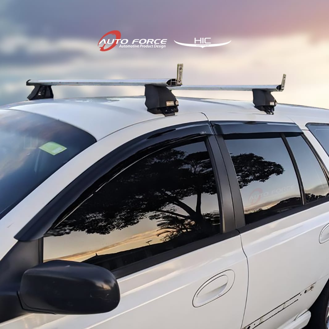 Installed View - Ford Falcon BA BF AU Wagon (2002-2010): Premium Window Visors