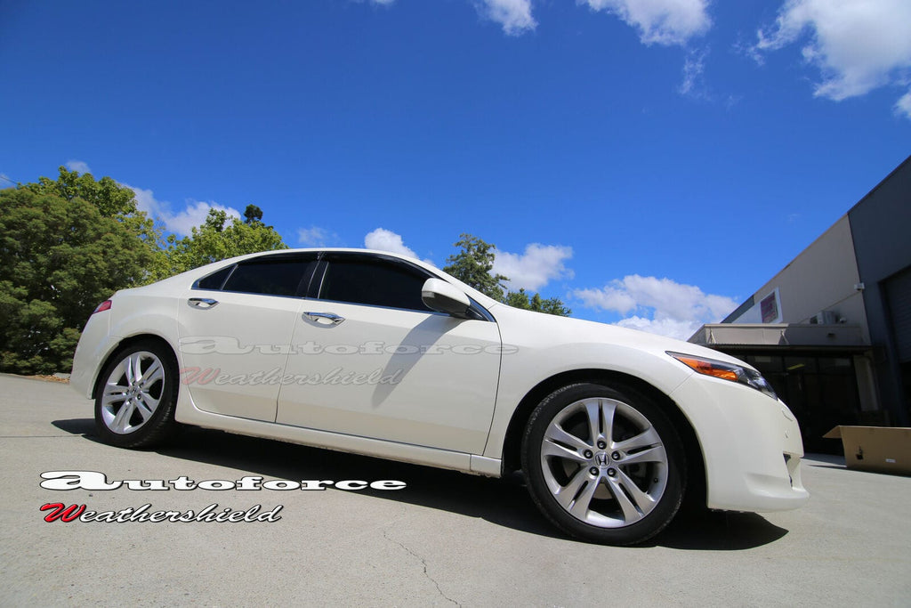 Installed View - Honda Accord Euro CU2 (2008-2013): Premium Window Visors