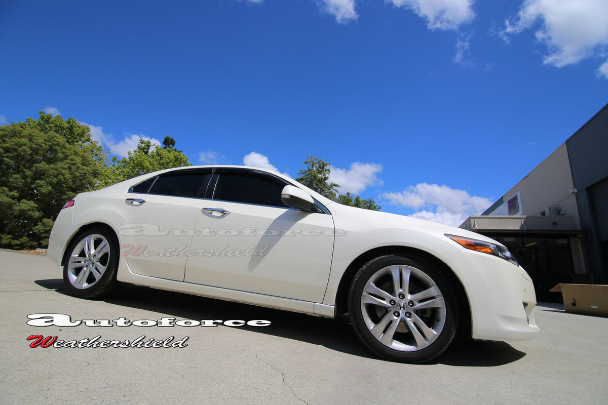 Installed View - Honda Accord Euro CU2 (2008-2013): Premium Window Visors