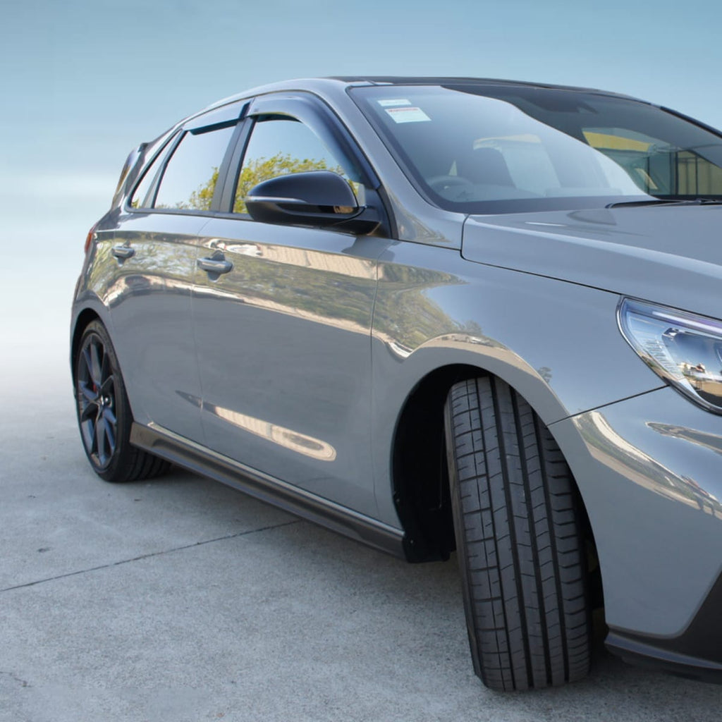Installed View - Hyundai i30 PD Hatchback (2017-2022): Premium Window Visors