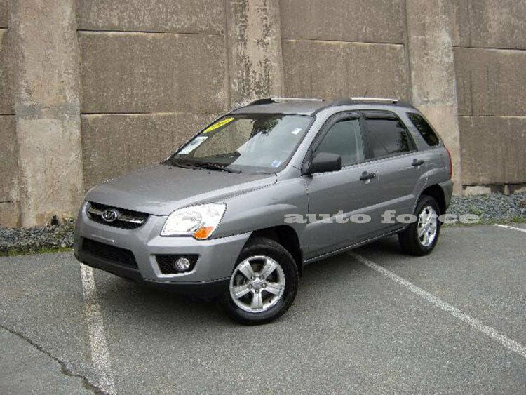 Installed View - Kia Sportage (2005-2010): Premium Window Visors