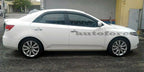 Installed View - Kia Cerato Sedan (2009-2012): Premium Window Visors