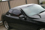 Installed View - Toyota Soarer Z30 (1991-2000): Premium Window Visors