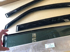 Installed View - Mitsubishi Pajero NM/NP (1999-2006): Premium Window Visors