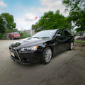 Installed View - Mitsubishi Lancer Sportback (2008-2017): Premium Window Visors