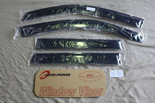 Installed View - Mitsubishi Lancer Sportback (2008-2017): Premium Window Visors