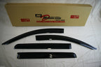 Installed View - Mitsubishi Triton MQ / MR Dual Cab (2015-2023): Premium Window Visors