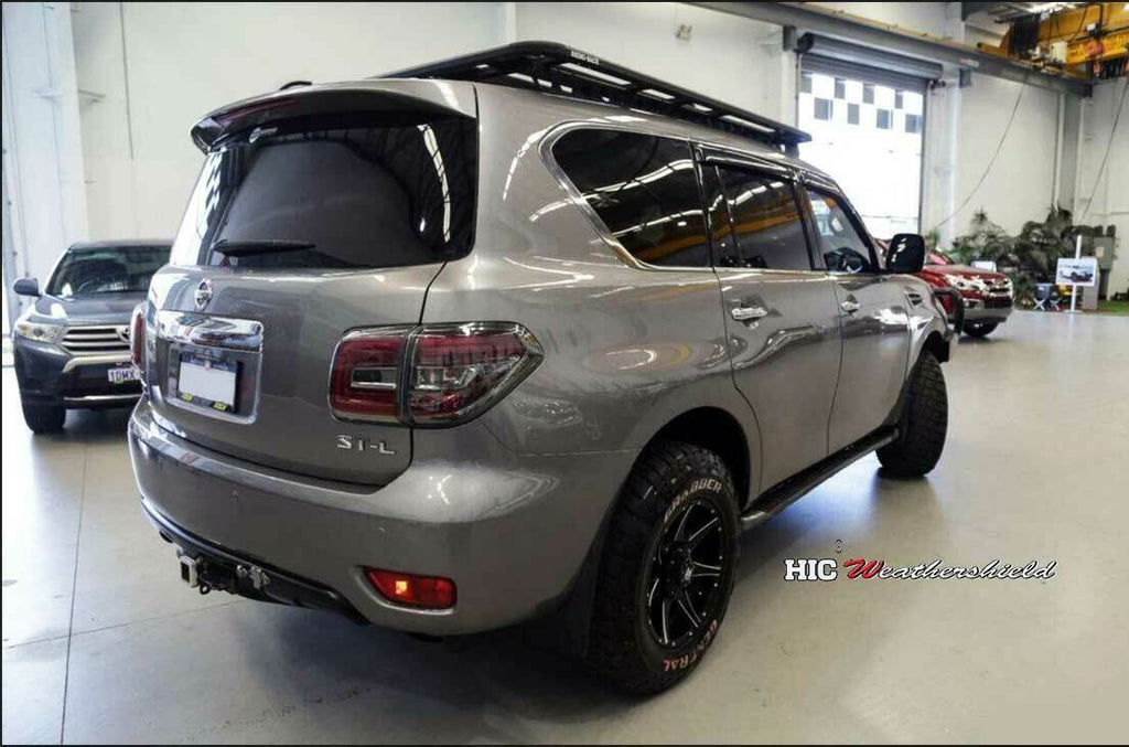 Installed View - Nissan Patrol Y62 (2013-Onwards): Premium Window Visors