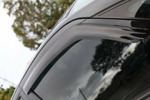 Installed View - Suzuki SX4 Hatch (2007-2014): Premium Window Visors