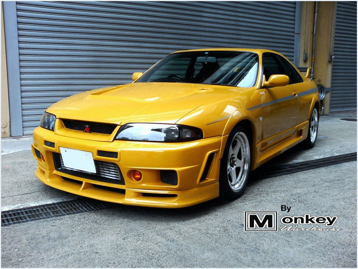 Nissan Skyline R33 GTST S1 customer installed Monkey Warehouse Nismo 400R Style Front Bumper