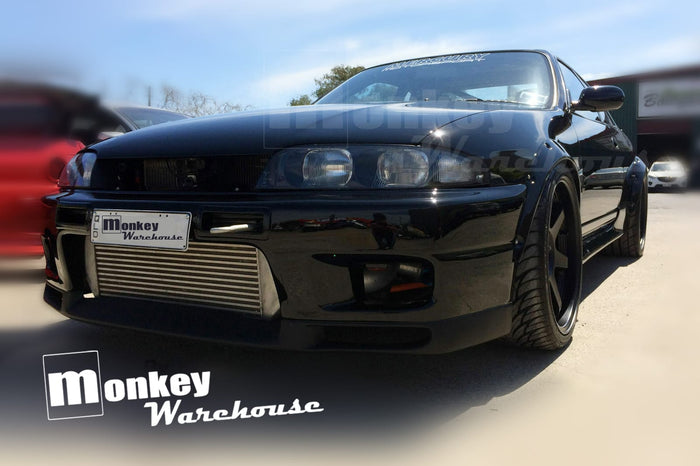 Nissan Skyline R33 S1 customer installed Monkey Warehouse GTR Style Front Bumper