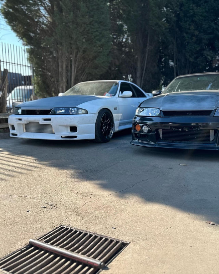 Nissan Skyline R33 S2 customer installed Monkey Warehouse GTR Style Front Bumper