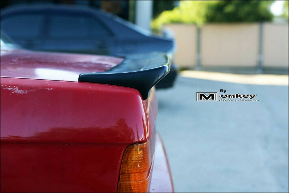 Installed View - BMW E30: M-Tech 1 Style Rear Boot Spoiler