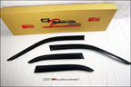 Installed View - BMW E36 Sedan (1991-1998): Premium Window Visors