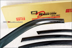 Installed View - BMW E46 Sedan (1998-2006): Premium Window Visors