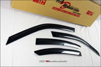 Installed View - BMW E46 Sedan (1998-2006): Premium Window Visors