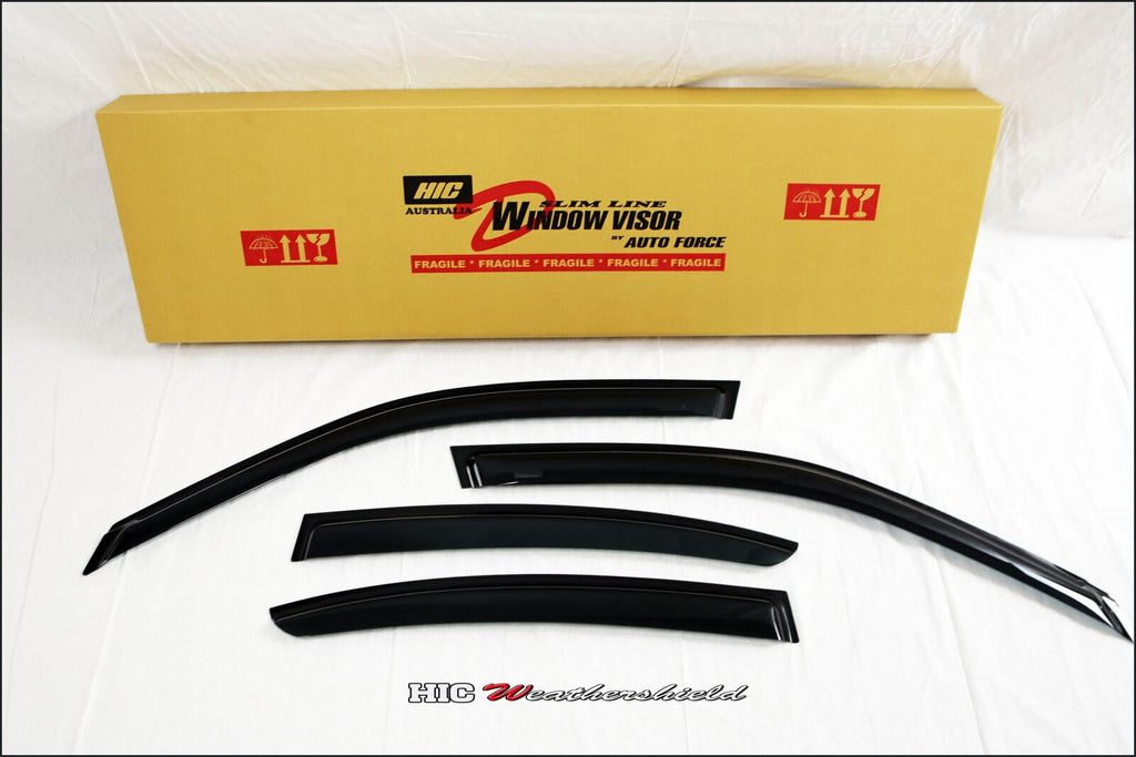 Installed View - BMW E46 Sedan (1998-2006): Premium Window Visors