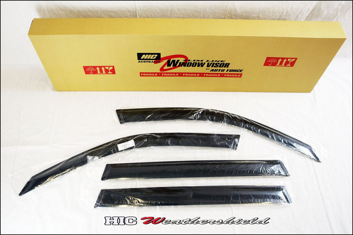 Installed View - BMW X3 E83 (2004-2010): Premium Window Visors