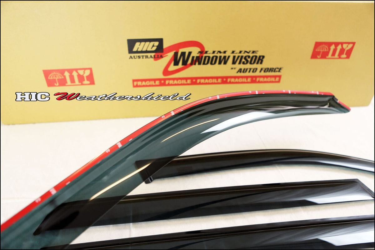 Installed View - BMW X3 E83 (2004-2010): Premium Window Visors