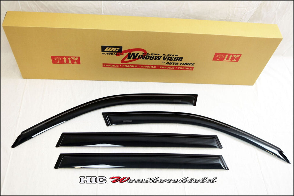 Installed View - BMW X3 E83 (2004-2010): Premium Window Visors