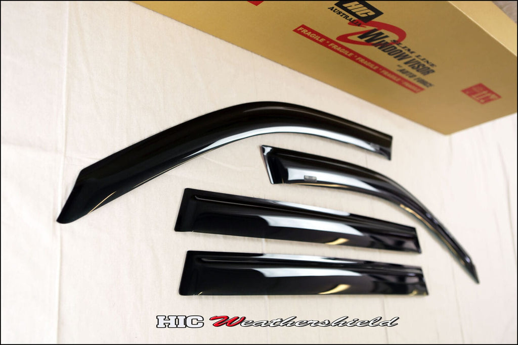 Installed View - BMW X3 E83 (2004-2010): Premium Window Visors