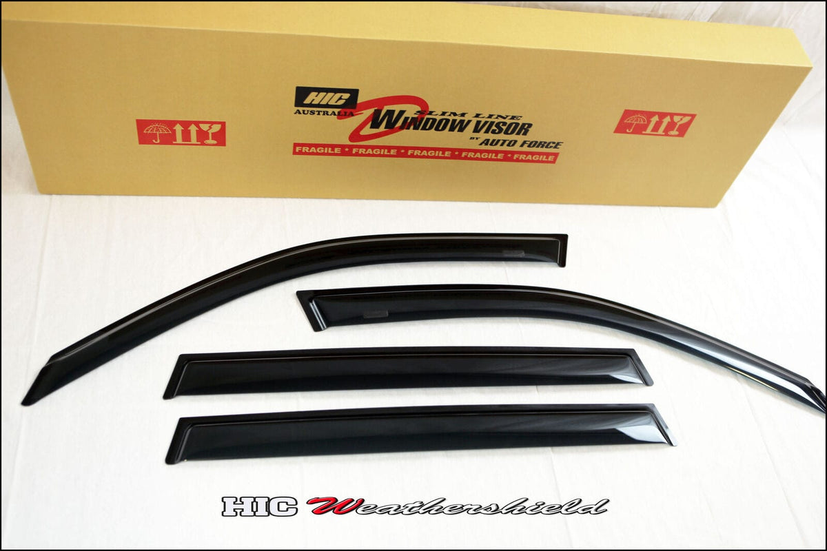 Installed View - BMW X3 E83 (2004-2010): Premium Window Visors