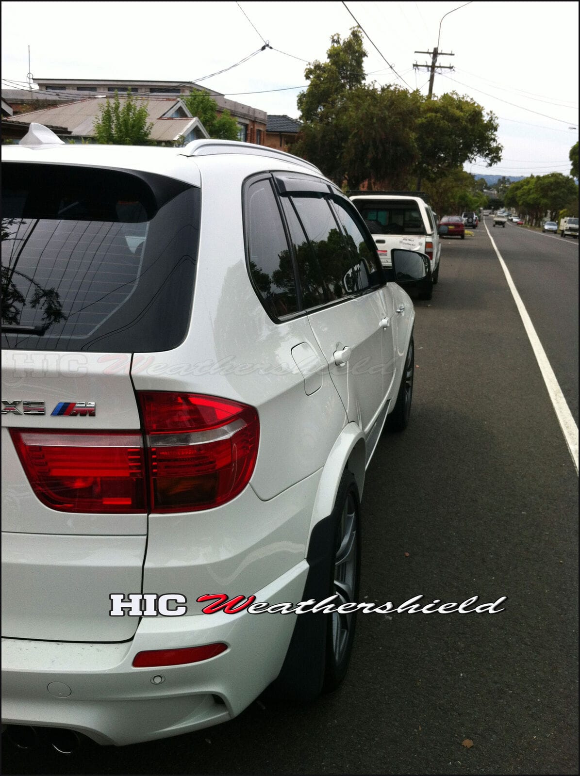 Installed View - BMW X5 E70 (2007-2014): Premium Window Visors